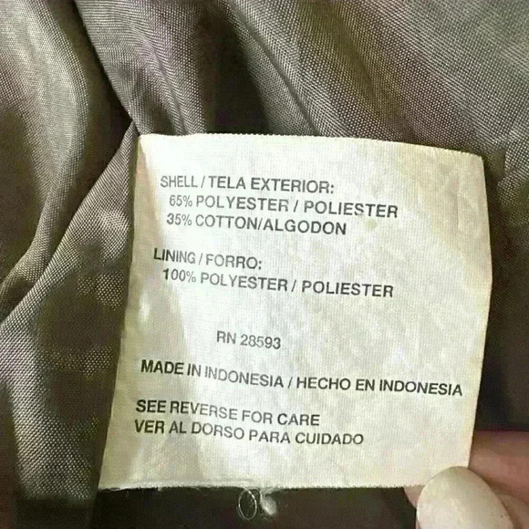 Members Only Mens XL Mariner Jacket Windbreaker Olive Full Zip Snap Vintage - Picture 16 of 16